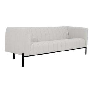 Moe's Home Jaxon Sofa in Light Grey (29' x 82.7' x 32') - VV-1002-29