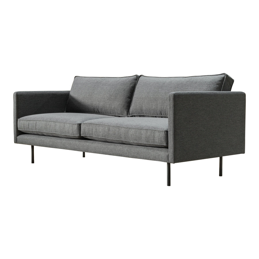 Moe's Home Raphael Sofa in Charcoal Grey (32.5' x 83' x 34.5') - WB-1002-07
