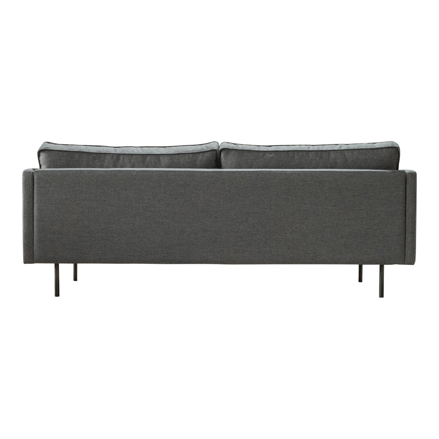 Moe's Home Raphael Sofa in Charcoal Grey (32.5' x 83' x 34.5') - WB-1002-07