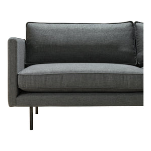 Moe's Home Raphael Sofa in Charcoal Grey (32.5' x 83' x 34.5') - WB-1002-07
