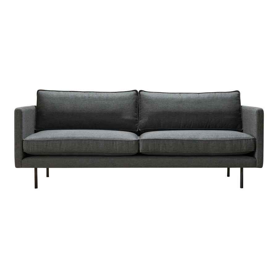 Moe's Home Raphael Sofa in Charcoal Grey (32.5' x 83' x 34.5') - WB-1002-07