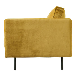 Moe's Home Raphael Sofa in Mustard Yellow (32.5' x 83' x 34.5') - WB-1002-09