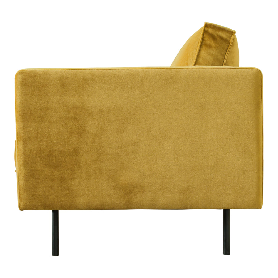 Moe's Home Raphael Sofa in Mustard Yellow (32.5' x 83' x 34.5') - WB-1002-09