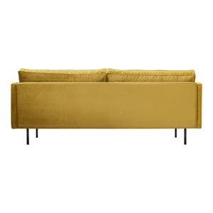 Moe's Home Raphael Sofa in Mustard Yellow (32.5' x 83' x 34.5') - WB-1002-09