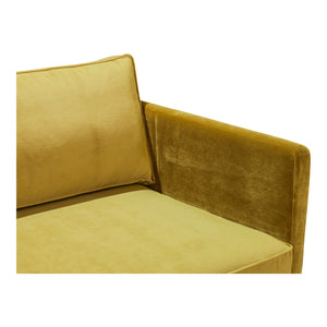 Moe's Home Raphael Sofa in Mustard Yellow (32.5' x 83' x 34.5') - WB-1002-09