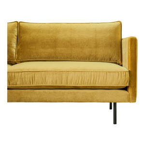 Moe's Home Raphael Sofa in Mustard Yellow (32.5' x 83' x 34.5') - WB-1002-09