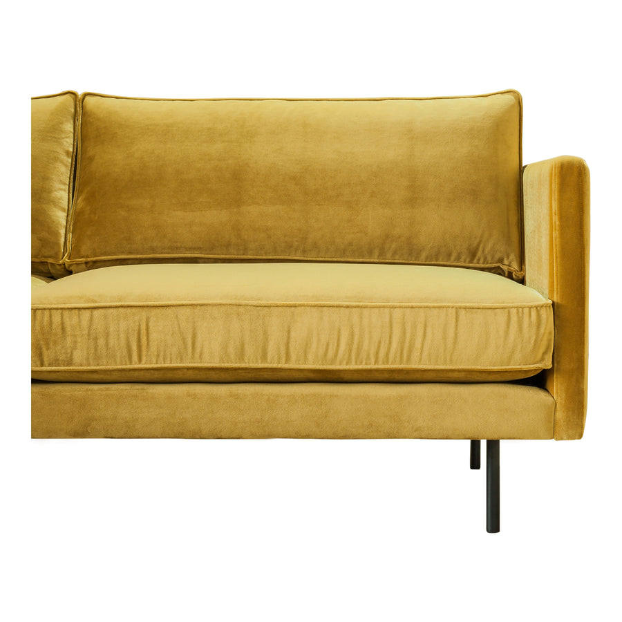 Moe's Home Raphael Sofa in Mustard Yellow (32.5' x 83' x 34.5') - WB-1002-09
