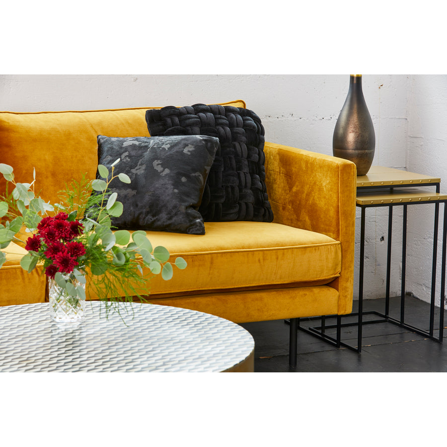 Moe's Home Raphael Sofa in Mustard Yellow (32.5' x 83' x 34.5') - WB-1002-09