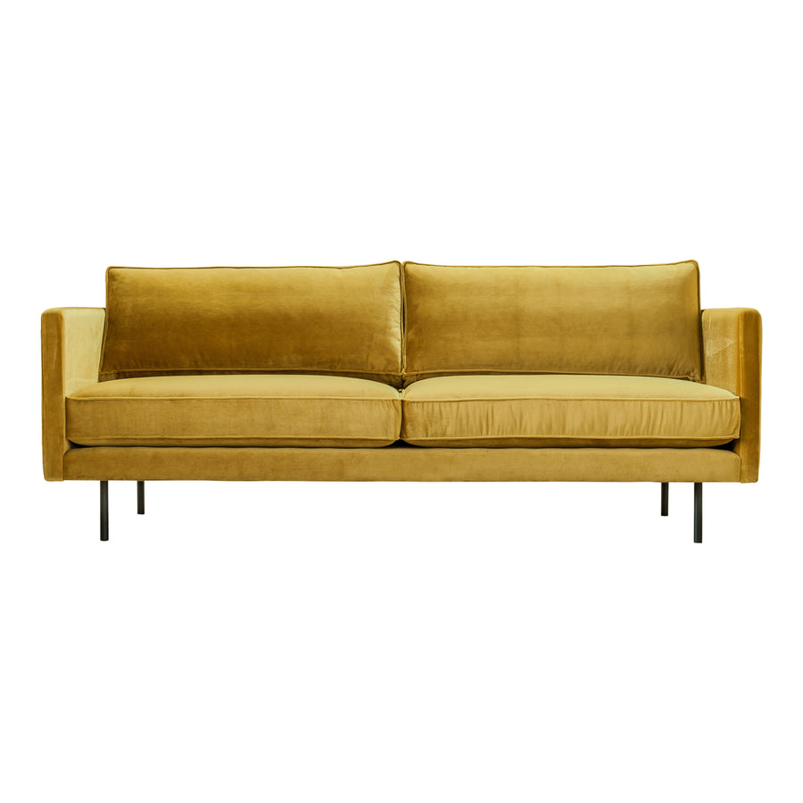 Moe's Home Raphael Sofa in Mustard Yellow (32.5' x 83' x 34.5') - WB-1002-09