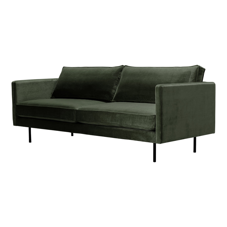 Moe's Home Raphael Sofa in Forest Green (32.25' x 82.5' x 34.5') - WB-1002-27