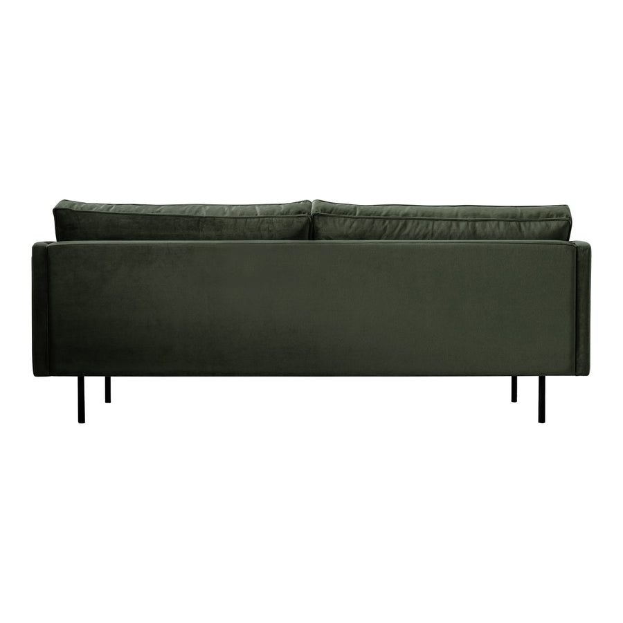 Moe's Home Raphael Sofa in Forest Green (32.25' x 82.5' x 34.5') - WB-1002-27