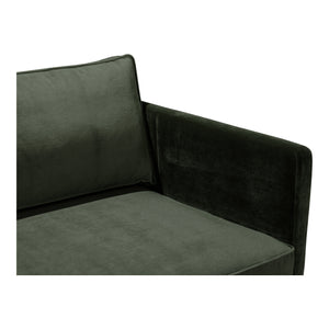 Moe's Home Raphael Sofa in Forest Green (32.25' x 82.5' x 34.5') - WB-1002-27
