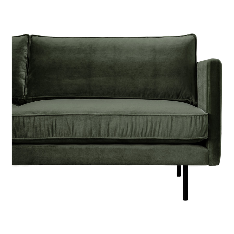 Moe's Home Raphael Sofa in Forest Green (32.25' x 82.5' x 34.5') - WB-1002-27