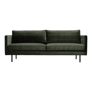 Moe's Home Raphael Sofa in Forest Green (32.25' x 82.5' x 34.5') - WB-1002-27