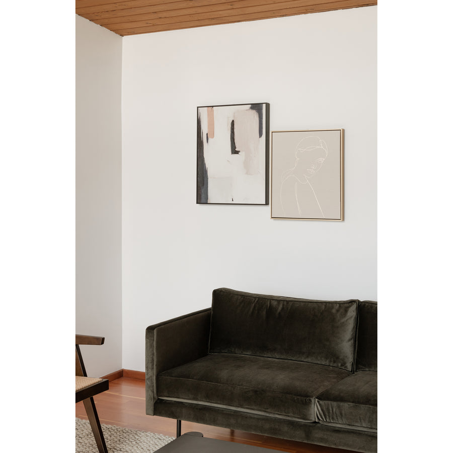 Moe's Home Raphael Sofa in Forest Green (32.25' x 82.5' x 34.5') - WB-1002-27