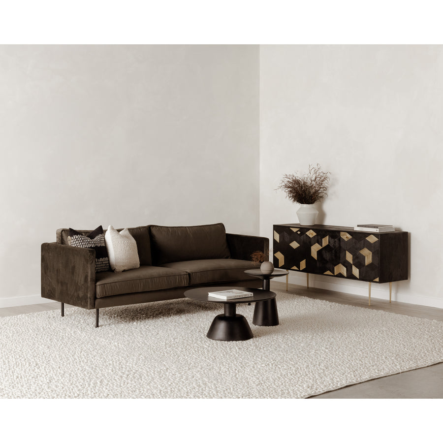 Moe's Home Raphael Sofa in Forest Green (32.25' x 82.5' x 34.5') - WB-1002-27