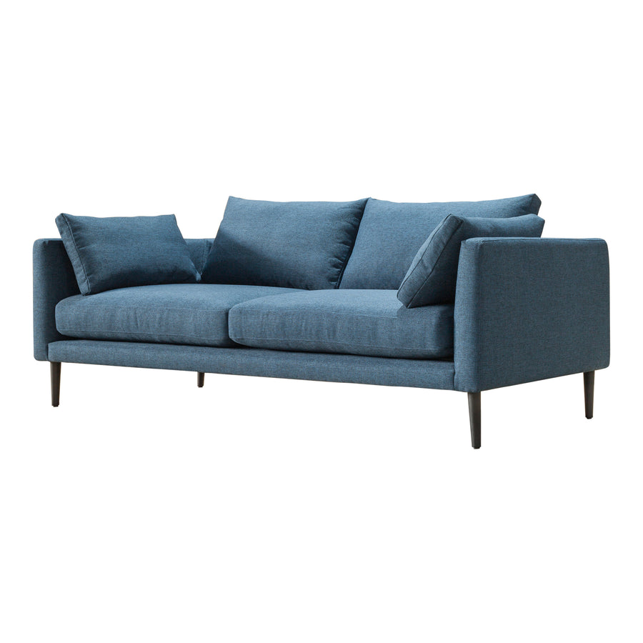 Moe's Home Raval Sofa in Blue (31.5' x 83.5' x 40.5') - WB-1004-19