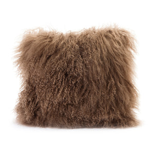 Moe's Home Lamb Pillow in Brown (16' x 16' x 3') - XU-1000-24