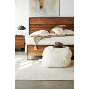 Moe's Home Lamb Pillow in Brown (16' x 16' x 3') - XU-1000-24