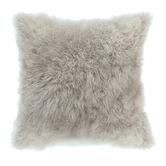Moe's Home Cashmere Pillow in Light Grey (18" x 18" x 3") - XU-1015-29