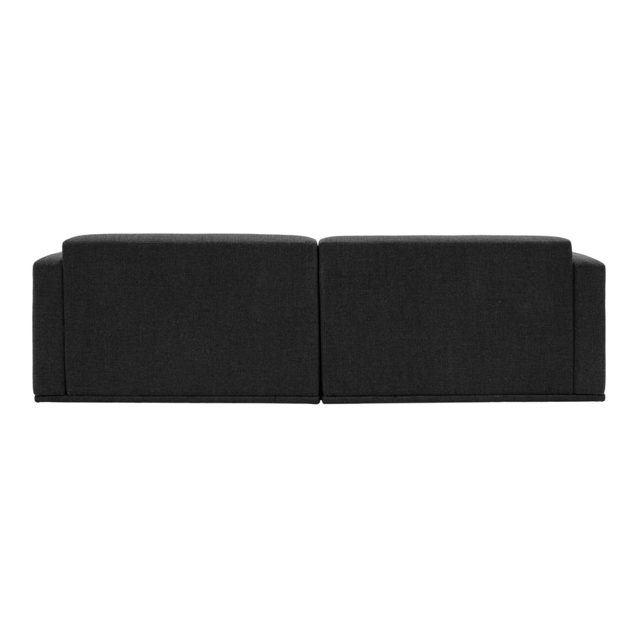 Moe's Home Malou Sofa in Anthracite Black (28.75' x 96.05' x 37') - YC-1039-02