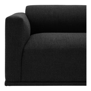 Moe's Home Malou Sofa in Anthracite Black (28.75' x 96.05' x 37') - YC-1039-02
