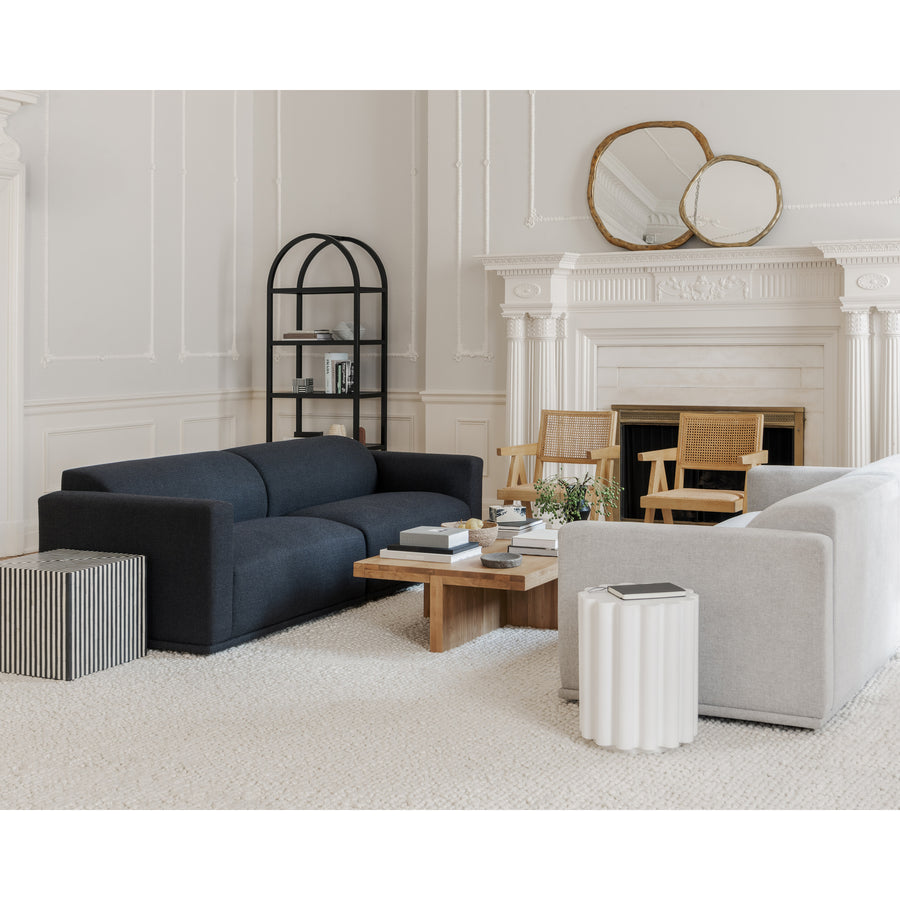 Moe's Home Malou Sofa in Anthracite Black (28.75' x 96.05' x 37') - YC-1039-02