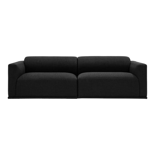 Moe's Home Malou Sofa in Anthracite Black (28.75" x 96.05" x 37") - YC-1039-02