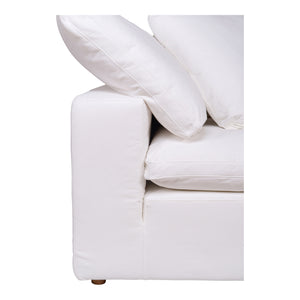 Moe's Home Clay Sectional in White (32.5' x 44.5' x 44.5') - YJ-1000-05