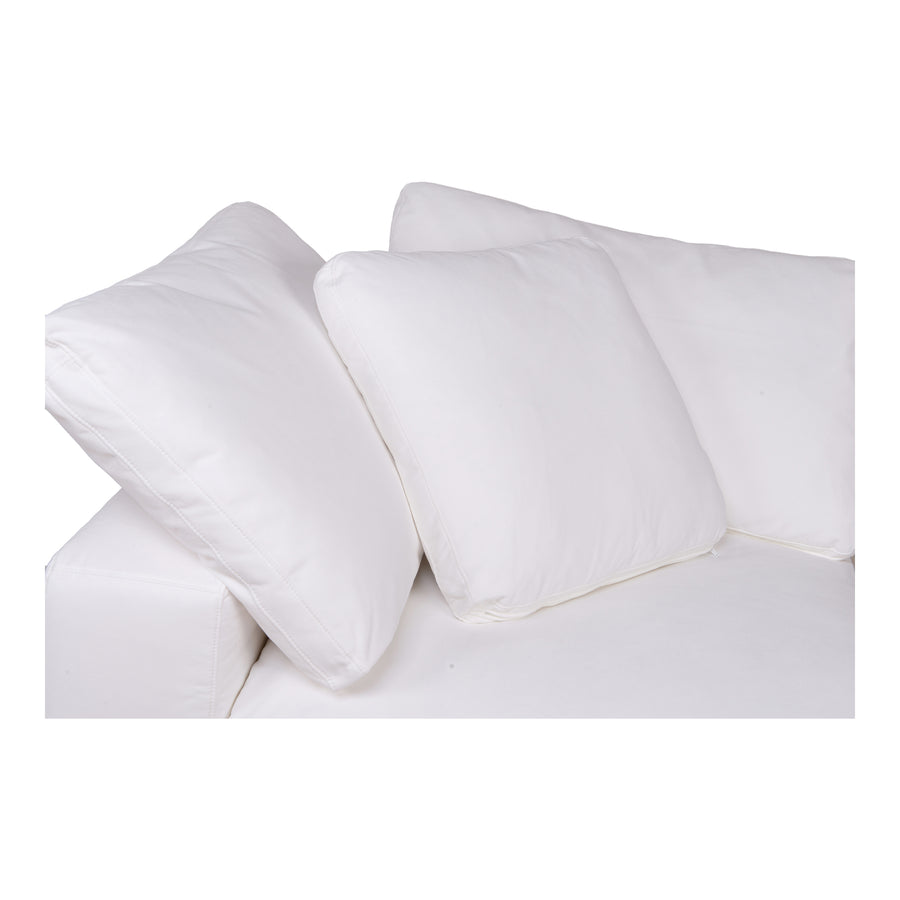 Moe's Home Clay Sectional in White (32.5' x 44.5' x 44.5') - YJ-1000-05