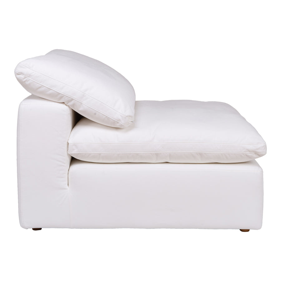 Moe's Home Clay Sectional in White (32.5' x 44.5' x 44.5') - YJ-1001-05