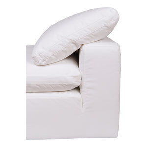 Moe's Home Clay Sectional in White (32.5' x 44.5' x 44.5') - YJ-1001-05