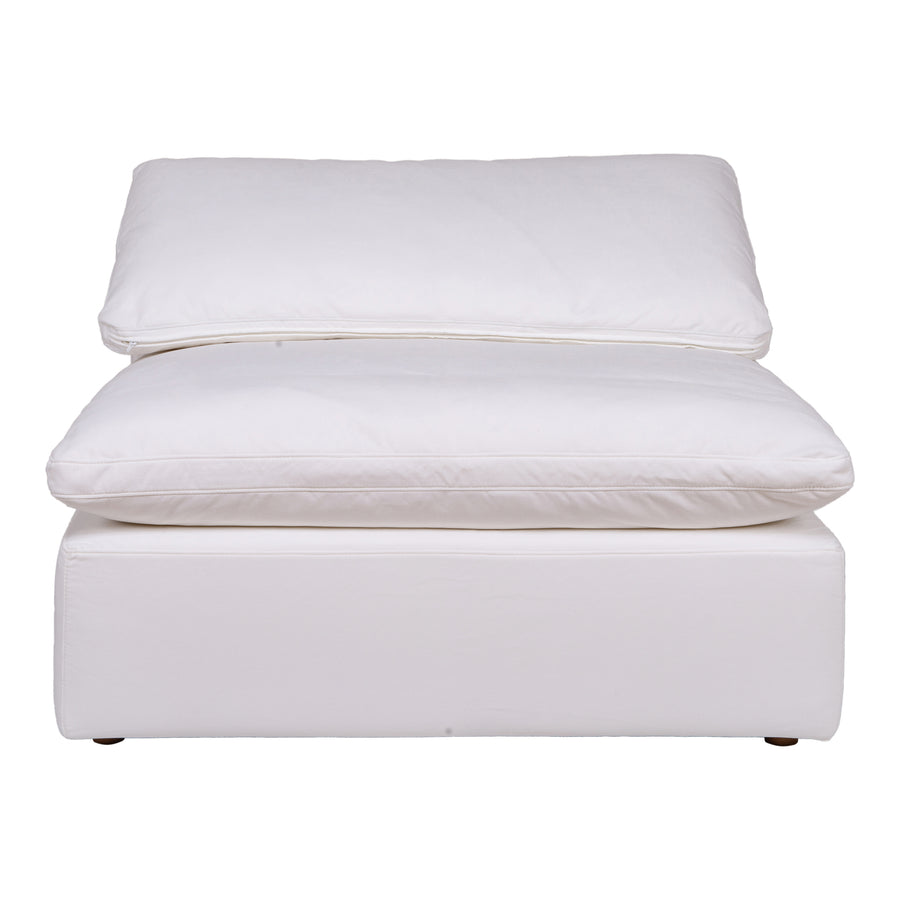 Moe's Home Clay Sectional in White (32.5' x 44.5' x 44.5') - YJ-1001-05
