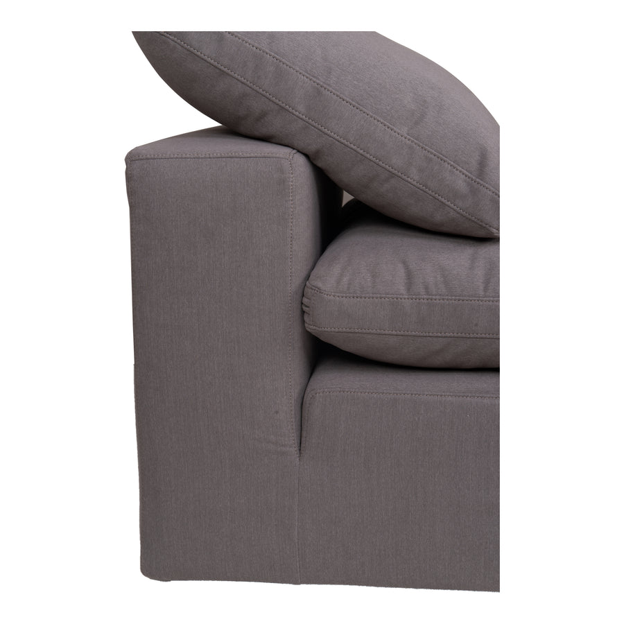 Moe's Home Clay Sectional in Light Grey (32.5' x 44.5' x 44.5') - YJ-1001-29