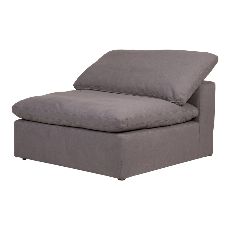 Moe's Home Clay Sectional in Light Grey (32.5' x 44.5' x 44.5') - YJ-1001-29