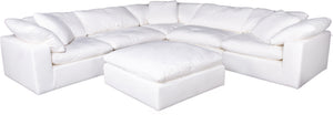 Moe's Home Clay Sectional in White (33' x 44.5' x 44.5') - YJ-1003-05
