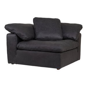 Moe's Home Clay Sectional in Black (32.5' x 44.5' x 44.5') - YJ-1004-02