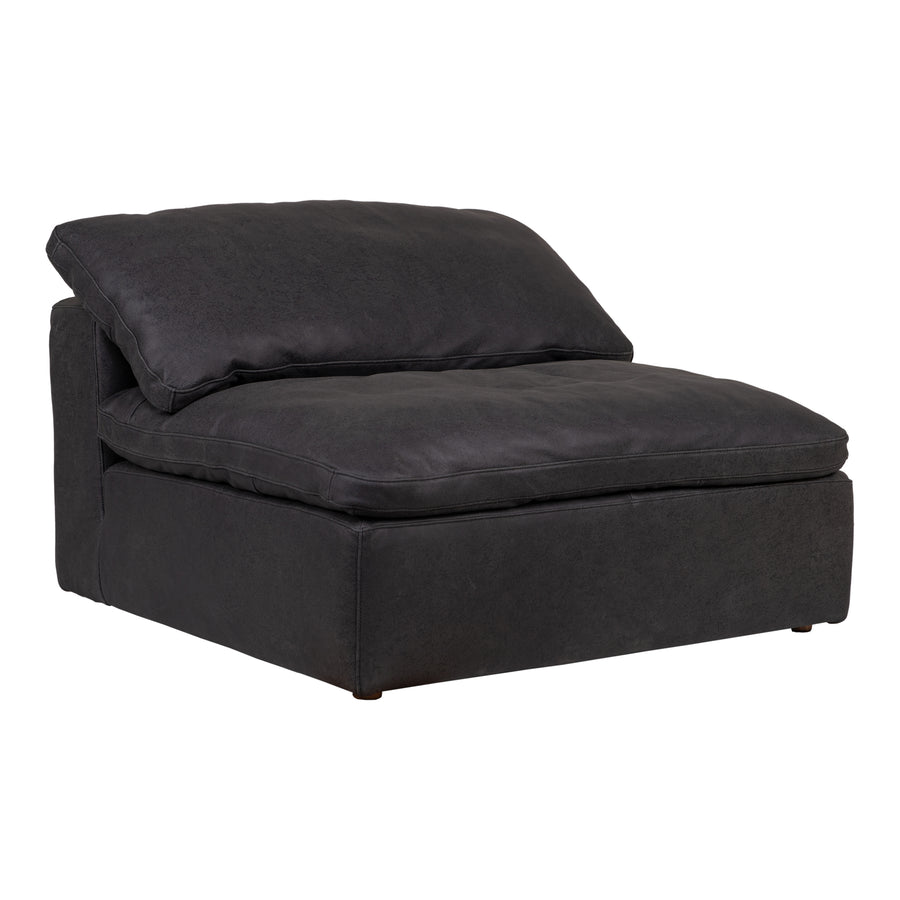 Moe's Home Clay Sectional in Black (32.5' x 44.5' x 44.5') - YJ-1005-02