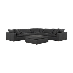 Moe's Home Clay Sectional in Black (32.5' x 44.5' x 44.5') - YJ-1005-02
