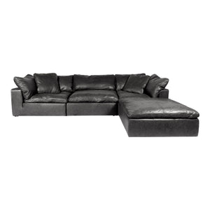 Moe's Home Clay Sectional in Black (32.5' x 133.5' x 89') - YJ-1008-02