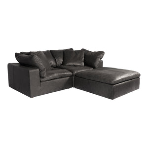 Moe's Home Clay Sectional in Black (32.5' x 89' x 89') - YJ-1009-02