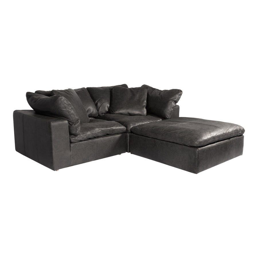 Moe's Home Clay Sectional in Black (32.5' x 89' x 89') - YJ-1009-02