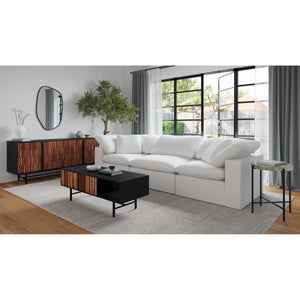Moe's Home Terra Sectional in Cream (32' x 38' x 38') - YJ-1012-05