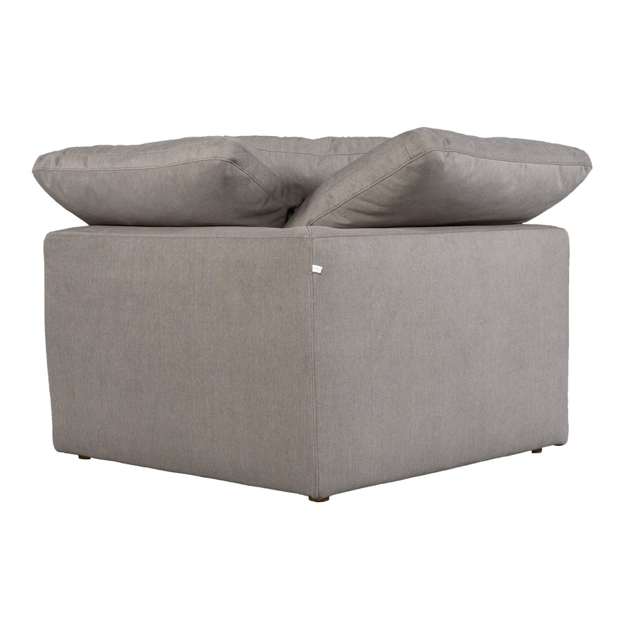 Moe's Home Terra Sectional in Light Grey (32' x 38' x 38') - YJ-1012-29