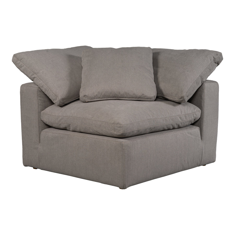 Moe's Home Terra Sectional in Light Grey (32' x 38' x 38') - YJ-1012-29