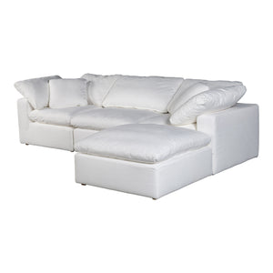 Moe's Home Terra Sectional in Cream (32' x 114' x 76') - YJ-1015-05