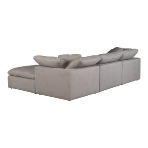 Moe's Home Terra Sectional in Light Grey (32' x 114' x 76') - YJ-1015-29