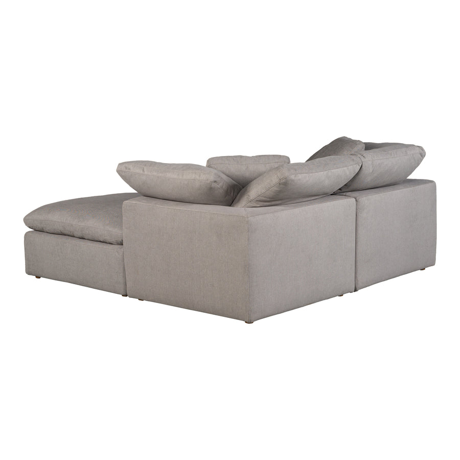 Moe's Home Terra Sectional in Light Grey (32' x 76' x 76') - YJ-1016-29