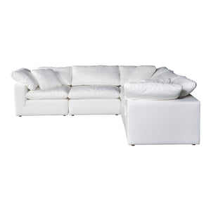 Moe's Home Terra Sectional in Cream (32' x 114' x 114') - YJ-1017-05