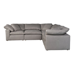 Moe's Home Terra Sectional in Light Grey (32' x 114' x 114') - YJ-1017-29